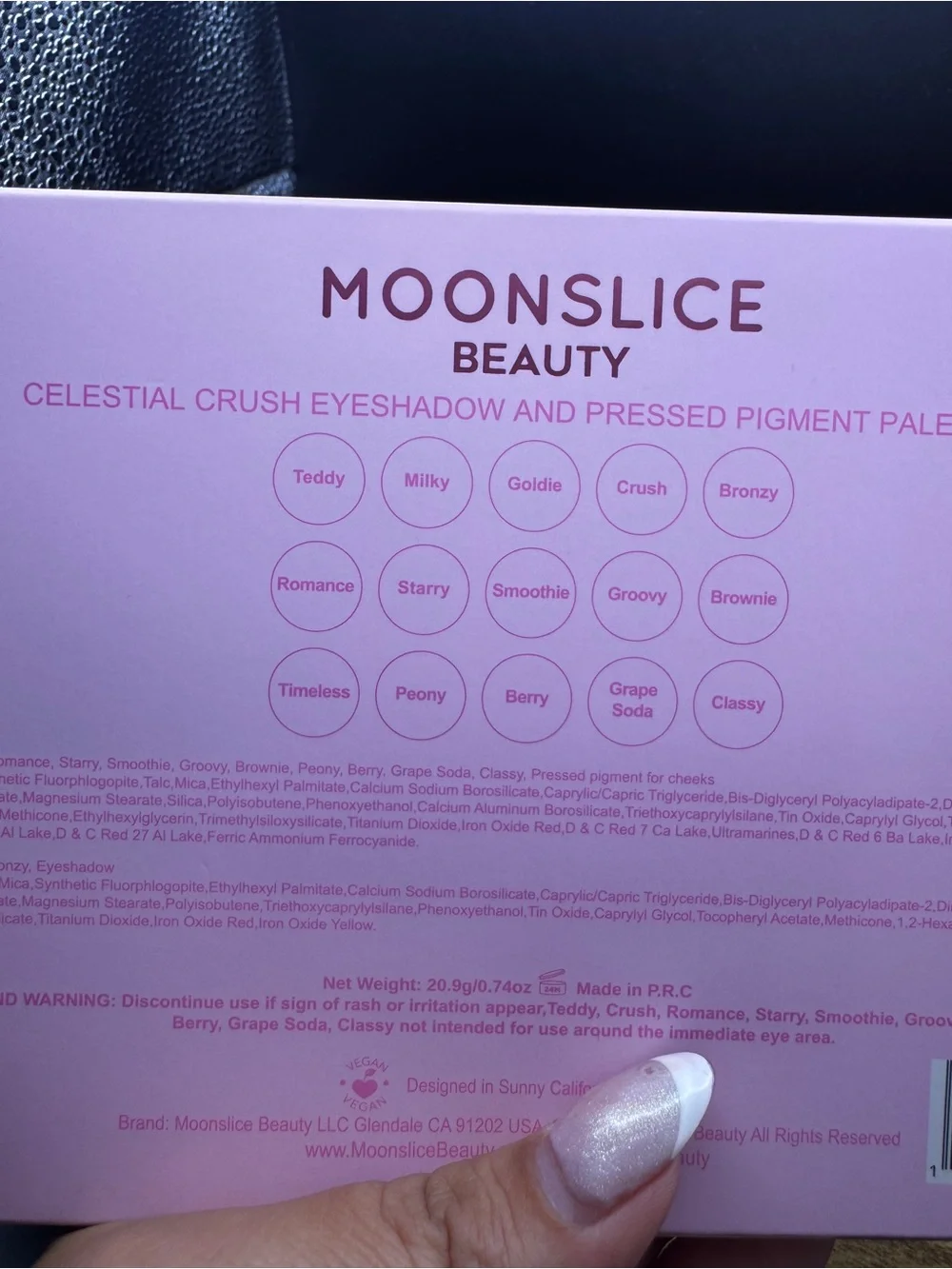 Moonslice Beauty Celestial Crush Eyeshadow Palette